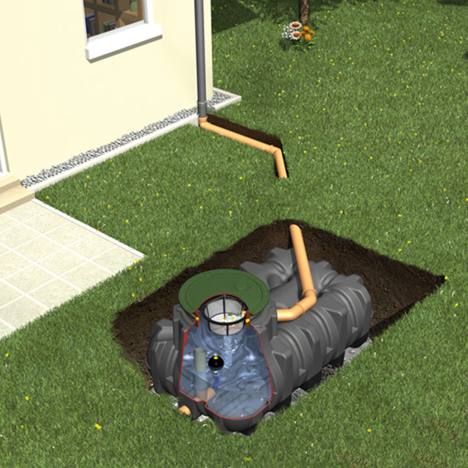 Graf Flachtank Platin Retentionszisterne 7500L