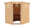 Vorschaubild Karibu Sauna Lilja - 68 mm Systemsauna - 230 Volt Plug & Play inkl. gratis 9 kW Bio-Saunaofen im Wert von 719 €