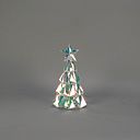 Vorschaubild Konstsmide Weihnachtsbeleuchtung 3D Weihnachtsbaum mit Stern in kristalloptik, 80 RGBLEDs
