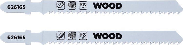 kwb HSS-BiM-Stichsägeblätter für Hartholz und GFK-Kunststoffe, fein 76mm 626165
