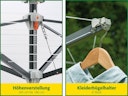 Juwel Wäschespinne FUTURA ELEGANT XXL LIFT