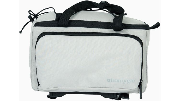 AtranVelo Gepäckträgertasche Zap Top grau