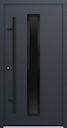 Vorschaubild Krongart Stahl-Aluminium-Haustür DS68AC Modell 21 BLACKLINE mit schmalem Lichtausschnitt