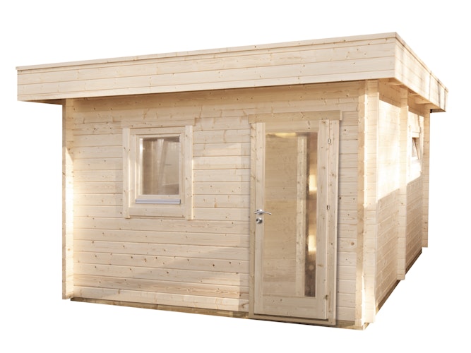 Wolff Finnhaus Saunahaus Keijo 70 isolierverglast