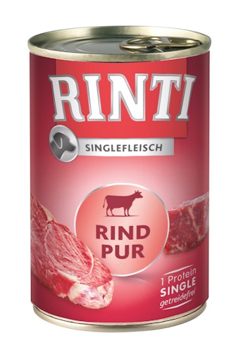 RINTI Singlefleisch 400g Dose Hundenassfutter