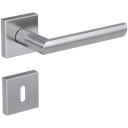 Vorschaubild Griffwerk Türgriff OVIDA Quattro Edelstahl matt - Klipptechnik