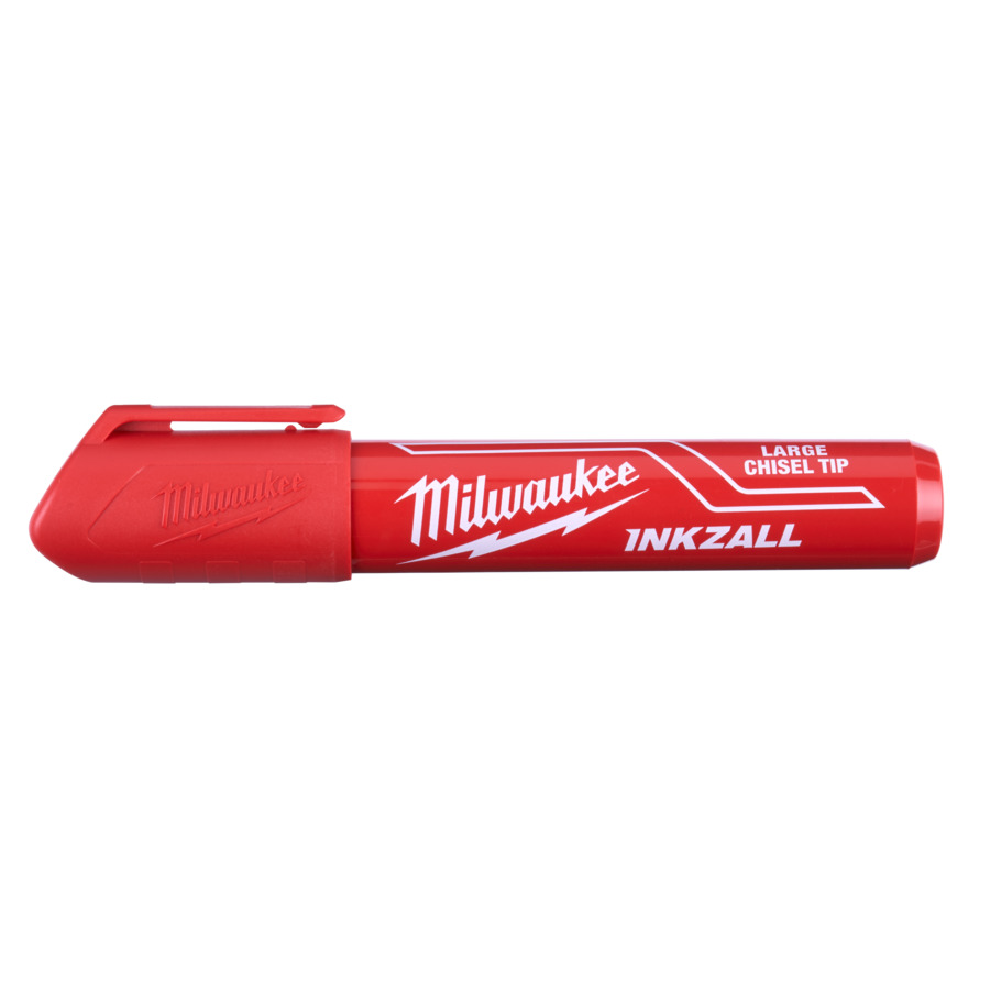Milwaukee Perm.Marker Keilspitze L rot -1PC 4932471556