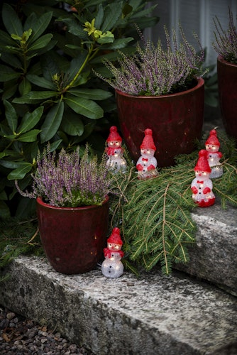 Konstsmide Weihnachtsbeleuchtung LED Acryl Schneemänner 5er-Set warmweiß