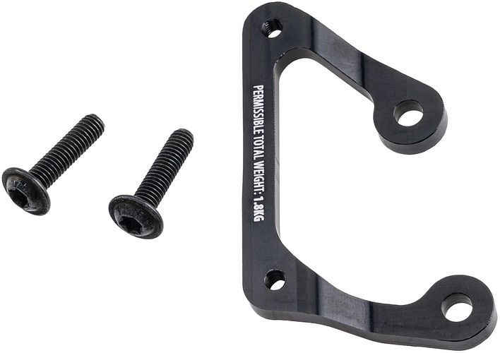 Victoria Trinkflaschenhalter-Adapter Addon schwarz Aluminium