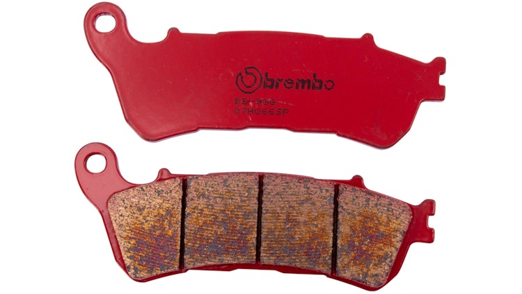 Brembo Bremsbelag Typ SP, Sintermetall mit ABE, Bremsbelag "07HO66"