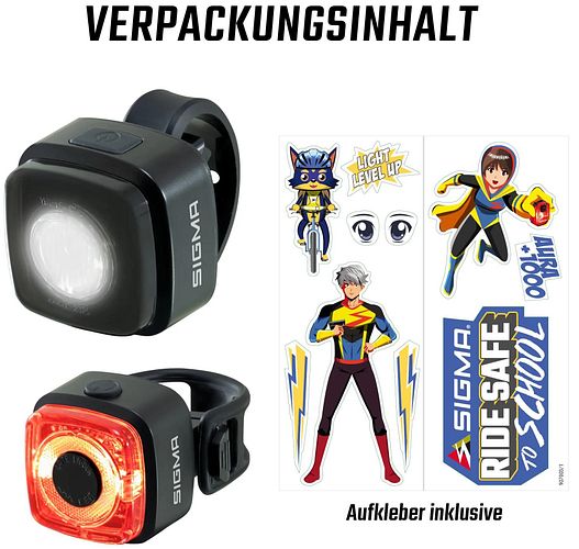 Sigma Sport Micro Leuchten-Set schwarz