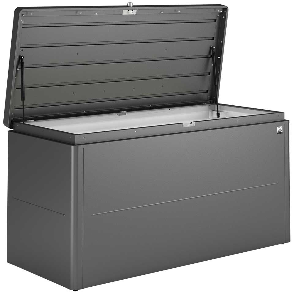 Biohort LoungeBox-160 x 70 x 83,5 cm (Größe 160)-dunkelgrau-metallic