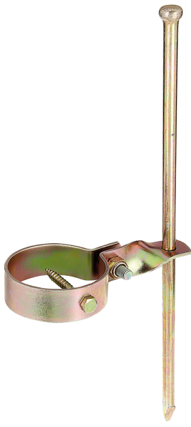 Alberts® Schaukelanker,Befest. im Boden,galv. gelb verzinkt,Schelle ⌀80mm,Karte à 1 St.