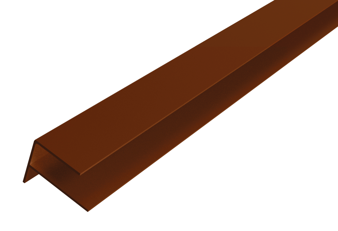 Fiberdeck Alu WEO Essential Cladding F-Profil Ipé 35x45mm L-300 cm