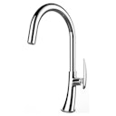 Vorschaubild Wasserhahn Küchenarmatur, LEAF, mit 360° schwenkbarem U-Auslauf, Verchromt