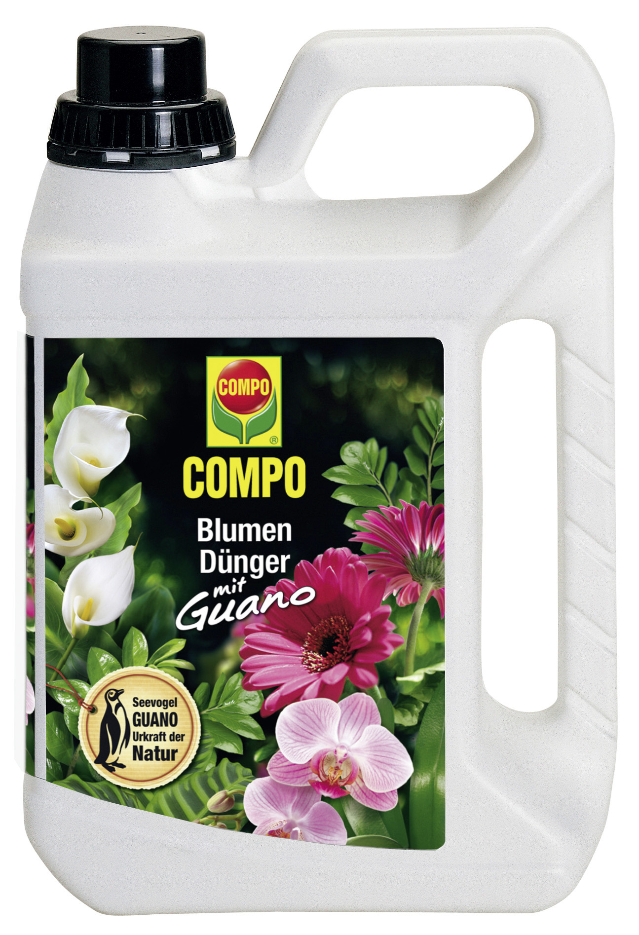 COMPO Blumendünger mit Guano 2,5 l