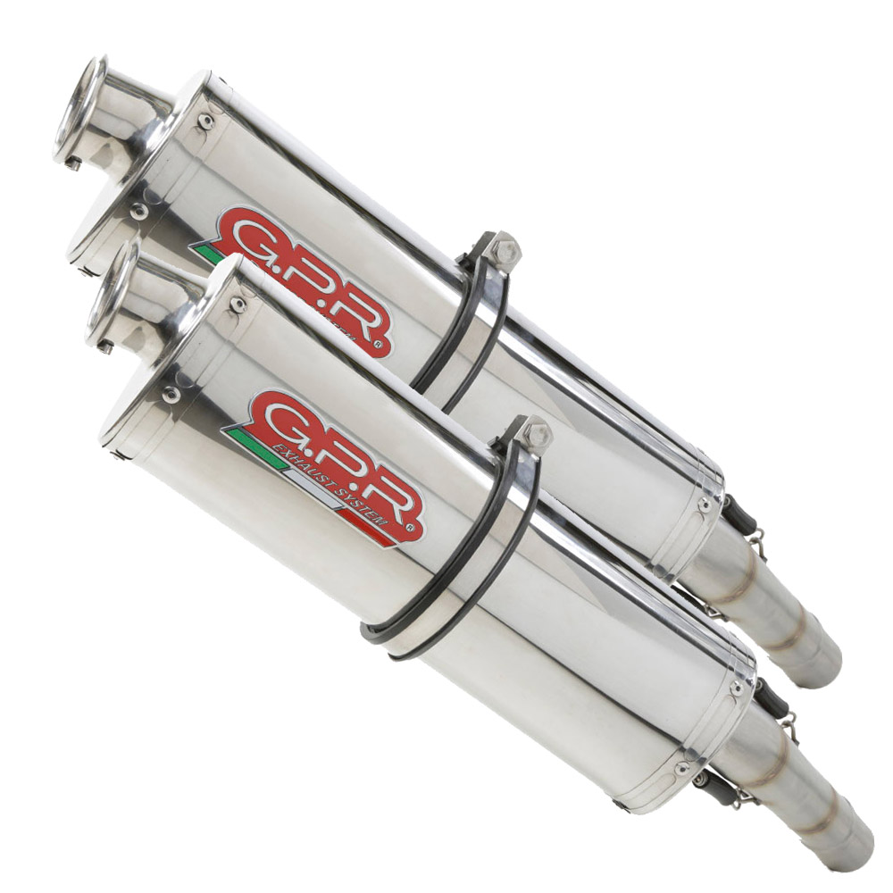 GPR Endschalldämpfer Honda CBR 1100 XX -X Eleven 1997/06 Pair EC-Approv. slip-on exhaust Trioval