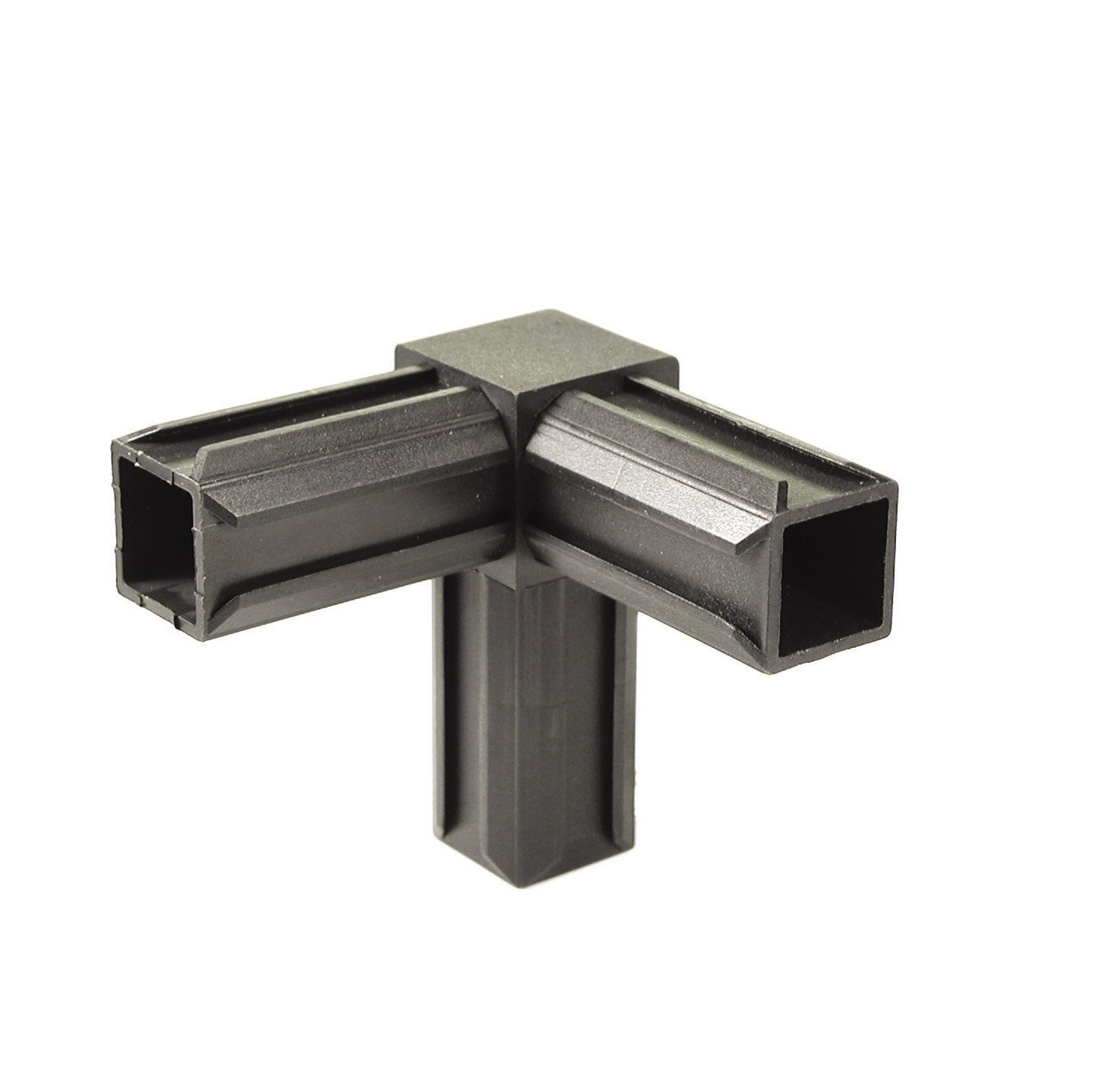 Alberts® XD-Rohrverbinder 90° plus ein rechtwinkeliger Abgang-20 x 20 x1,5 mm