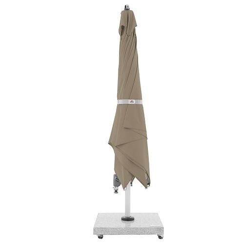 doppler Pendelschirm EXPERT 300 x 300 cm, Aluminium Silber / 100 % Polypropylen 220 g/m²