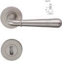 Vorschaubild Griffwerk Wechselgarnitur FABIA - Schraubrosette