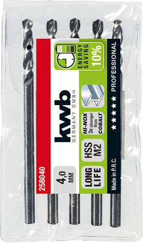 kwb Akku Top HI-NOX HSS Bohrer 4 mm TÜ 258040