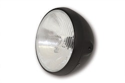 HIGHSIDER smart 7 Zoll Scheinwerfer British Style Schwarz E-geprüft (1Stck)