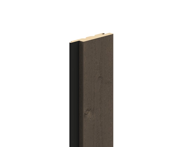 OSMO VERTO BLACK STRIPE Fassadenprofil Nordische Fichte riffelgesägt Patina 905 27 x 146 mm, VE 4 Stk.