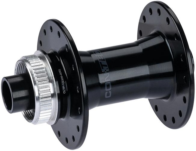 CONTEC Vorderradnabe Core 32 Loch schwarz CL - Center Lock Scheibenbremsaufnahme für 15 mm Steckachse