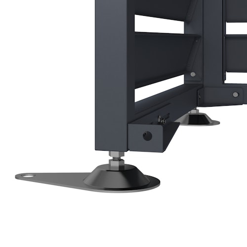 T&J ELIAS Wärmepumpenverkleidung 140 x 50 x 102 cm Anthrazit, mit Pflanzdeckel