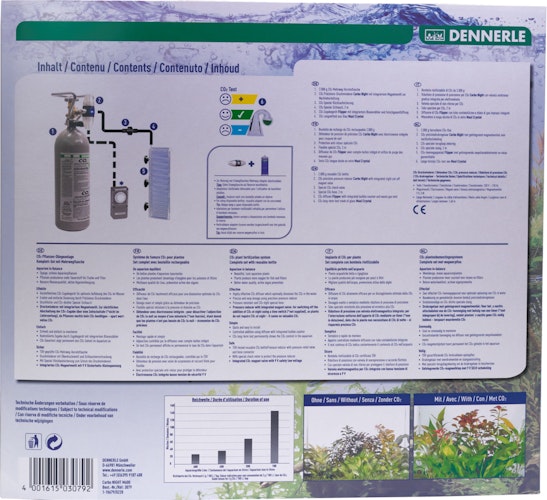 DENNERLE CO2 Pflanzen-Dünge-Set Carbo Night CO2 Anlage