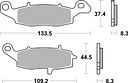 Vorschaubild SBS Bremsbelag 705HS Street Sinter