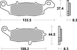 SBS Bremsbelag 705HS Street Sinter