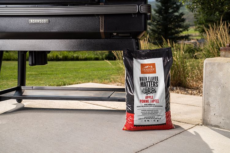 Traeger Hartholz Pellets APFEL, 9 kg Beutel
