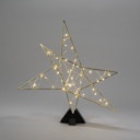 Vorschaubild Konstsmide Weihnachtsbeleuchtung Metallsilhouette Stern, gold