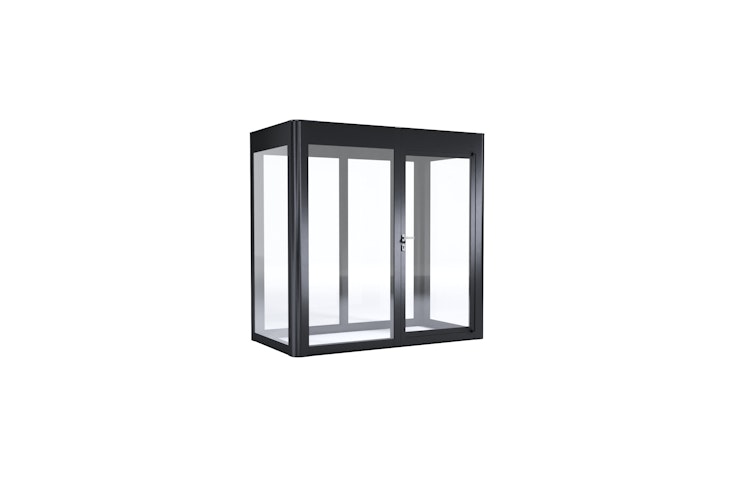 SunElements Design Gewächshaus/Sommergarten SunGarden Energy mit 275 Wp PV-Dach