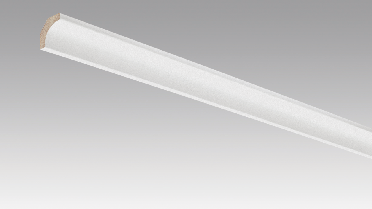 MEISTER Hohlkehlleiste 2380 x 22 x 22 mm 20097 White pearl