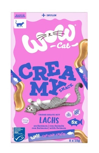 WOW Creamy Snack 5x15g Katzensnack