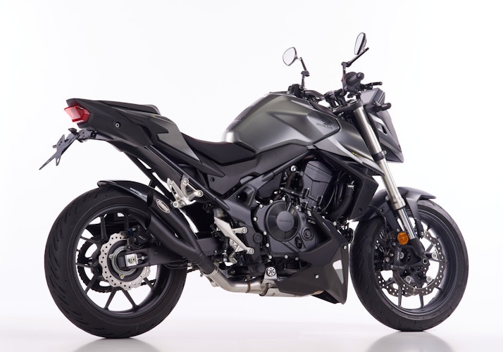 HURRIC SLIP-ON Schalldämpfer Pro 2 Edelstahl beschichtet für HONDA CB750 Hornet