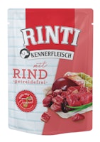 Rinti Kennerfleisch Pouchbeutel Rind Hundenassfutter