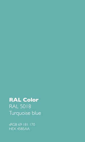 NIEDERDRUCK 3 Wege Wasserhahn Küchenarmatur, FC, mit 360° schwenkbarem Auslauf, abnehmbare 2 strahl Handbrause, Verchromt / Türkis