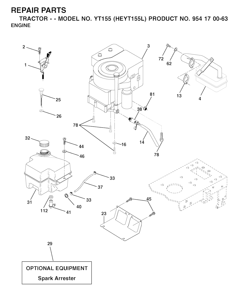 Explosionszeichnung Ersatzteile