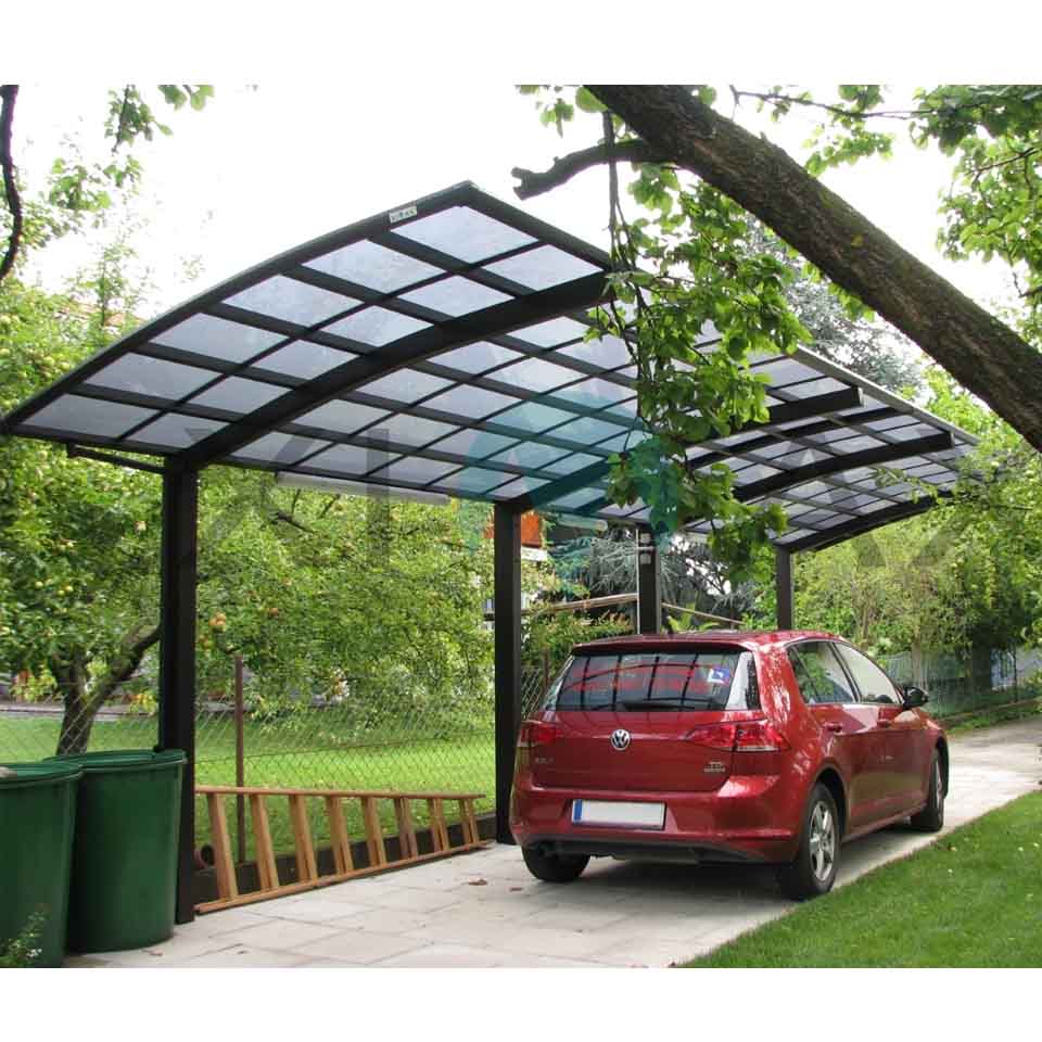Ximax Carport Portoforte Typ 110 Tandem 1103 x 270 cm Schwarz