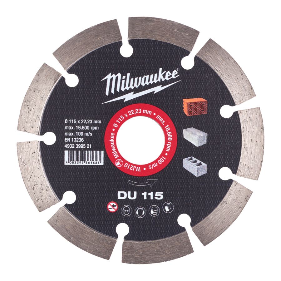 Milwaukee DIAMANTTRENNSCHEIBE DU115 4932399521