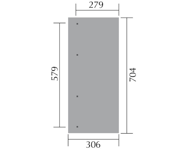 Weka Terrassenüberdachung 671