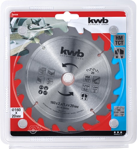 kwb Hk-Sägebl. HM Ø 160x20 Z20 584559