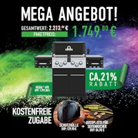 Broil King Gasgrill REGAL 490 inkl. Schutzhülle und Gussplatte