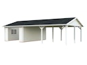 Vorschaubild Palmako Garage Roger 19,0 + 33,2 m² - 44 mm - ohne Tor