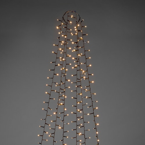 Konstsmide Weihnachtsbeleuchtung  Micro LED Baummantel 1080 bernstein Dioden