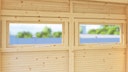 Vorschaubild Bertilo Element-Gartenhaus Cubus 2 Office inkl. Lounge-Anbau - 19 mm