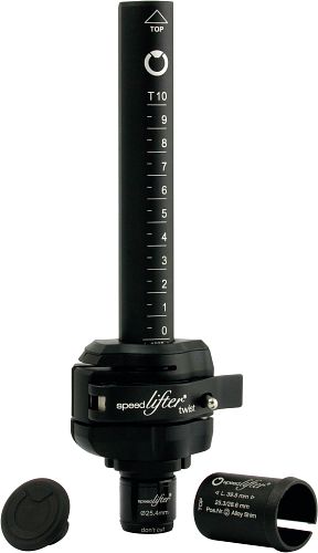 by,schulz Lenkerverstellsystem Speedlifter Twist schwarz T10", Auszug 100 mm